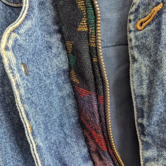 Ash Creek Trading Tapestry Southwestern Denim Jacket - Picture 9 of 14